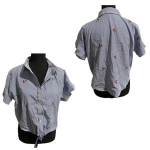 Love Fire Women’s Cherry Button Up